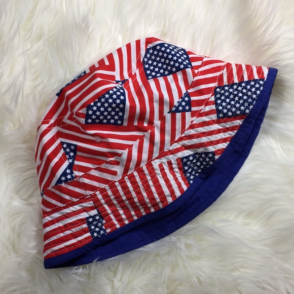 usa flag bucket hat